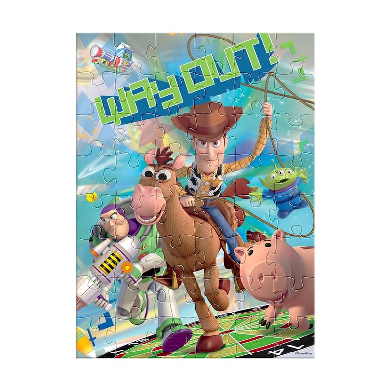 Rompecabezas Metalizado 48 piezas-Toy Story