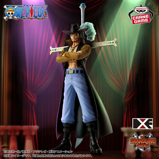 Figura Banpresto One Piece DXF Grandline Mihawk