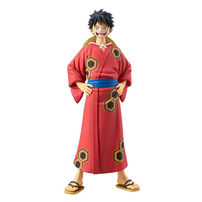 Figura One Piece DXF The Grandline Series Wanokuni - Monkey D Luffy Yukata