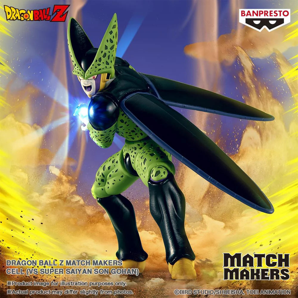 Figura DRAGON BALL Z - MATCH MAKERS - Cell (Super Saiyan Son Gohan)