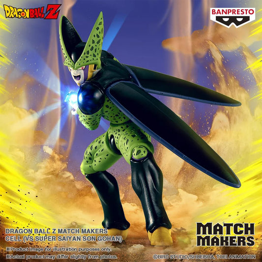 Figura DRAGON BALL Z - MATCH MAKERS - Cell (Super Saiyan Son Gohan)