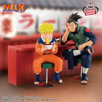 Figura Banpresto Naruto Uzumaki y Iruka Umino Ichiraku Ramen Conjunto combinado