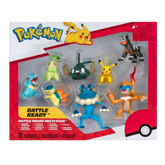 Set Pokemon Battle Ready Multi-Pack de 8 Figuras