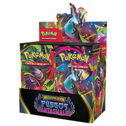 Sobres Megaevolución-Fuegos Fantasmales de JCC Pokémon INGLES