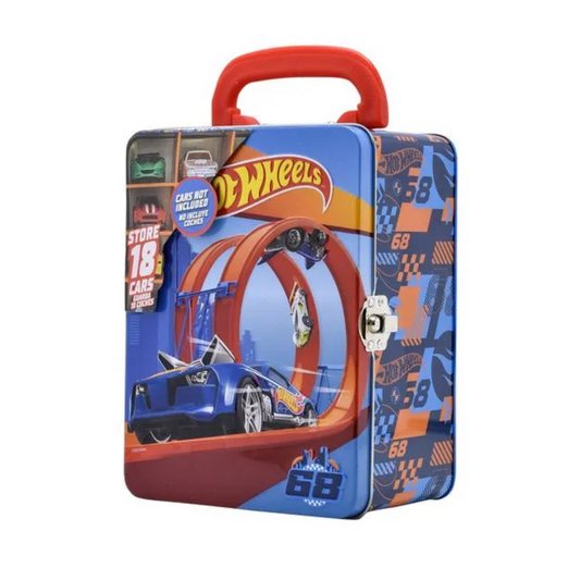 Organizador Metálico para 18 Carros Hot Wheels Rojo