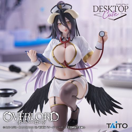 Figura Taito presenta la Desktop Cute Albedo Nurse Ver