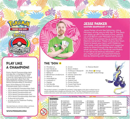 Mazo Pokemon World Championship Deck 2024