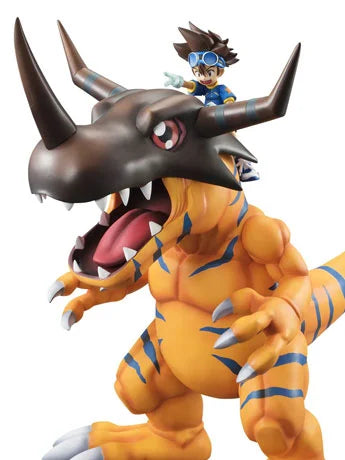 Figura Digimon Adventure Greymon & Taichi Yagami - Series MEGAHOUSE