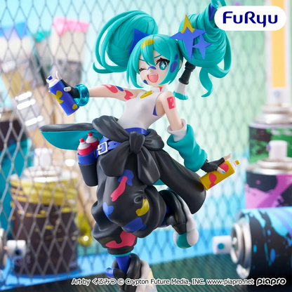 Figura FuRyu -Piapro Characters - Hatsune Miku - Muchute - Paint Girl