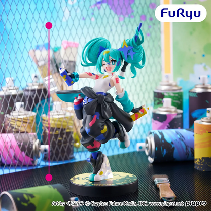 Figura FuRyu -Piapro Characters - Hatsune Miku - Muchute - Paint Girl