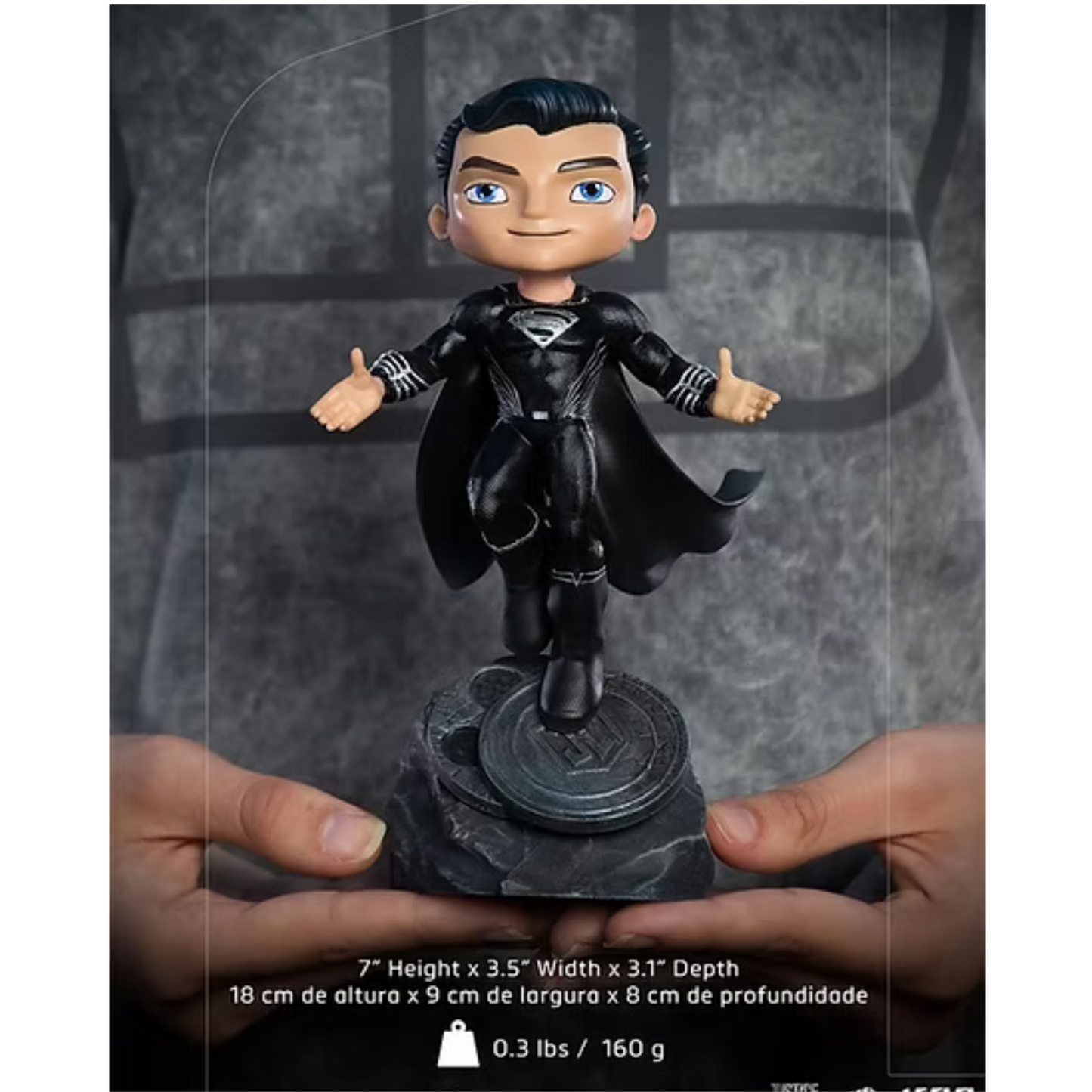 Figura Iron Minico Superman Black