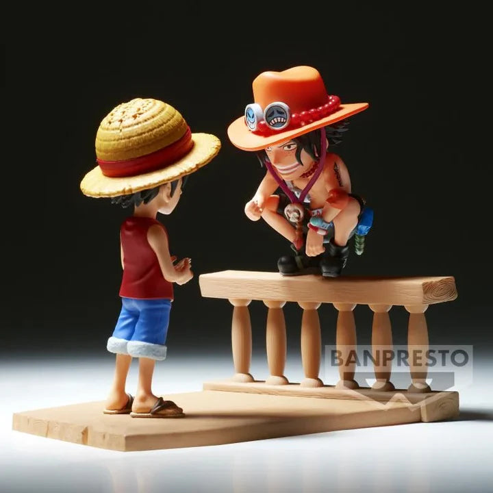Figura One Piece WCF Log Stories Monkey D. Luffy & Portgas D. Ace
