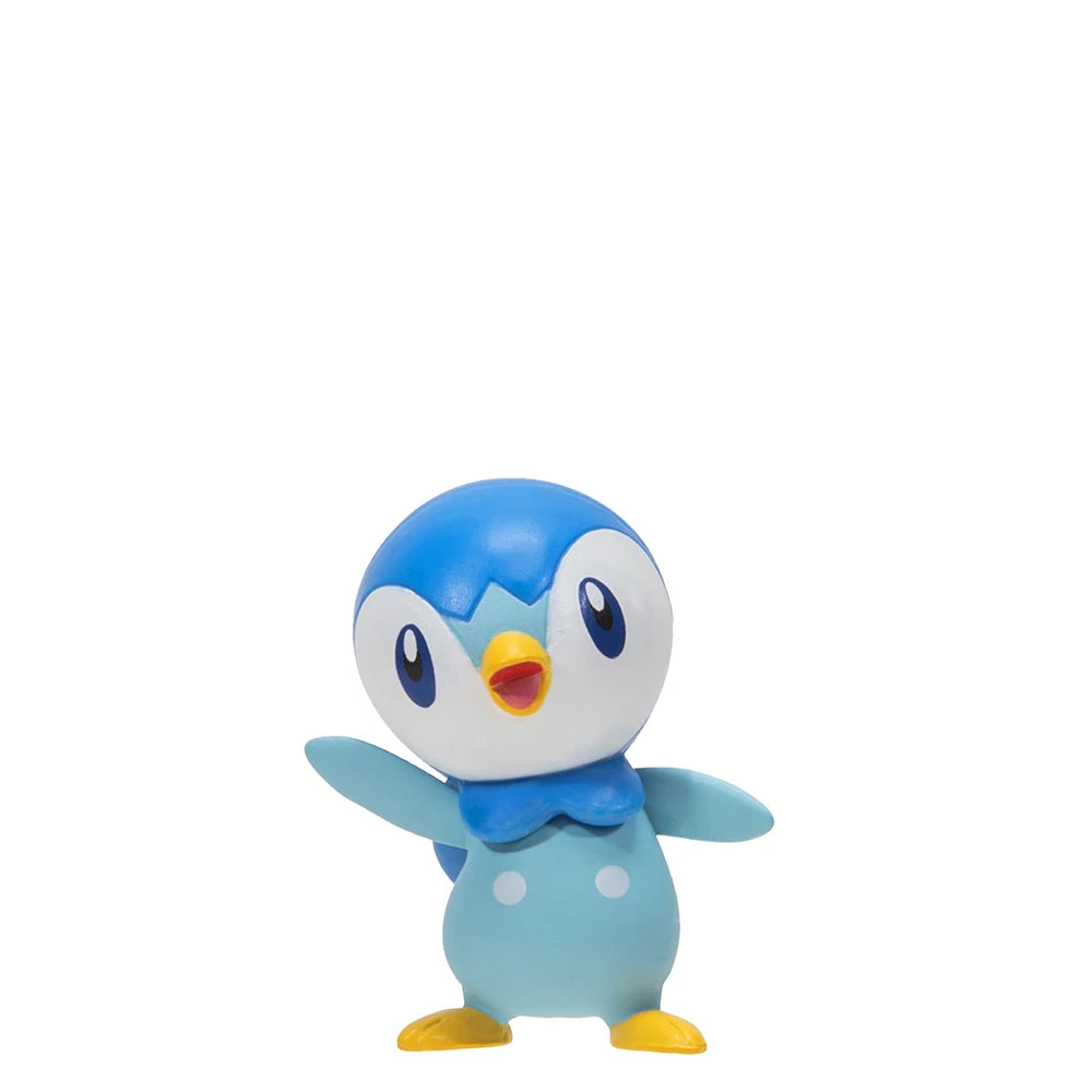 Figuras de Batalla Pokemon Piplup, Impidimp y Primeape