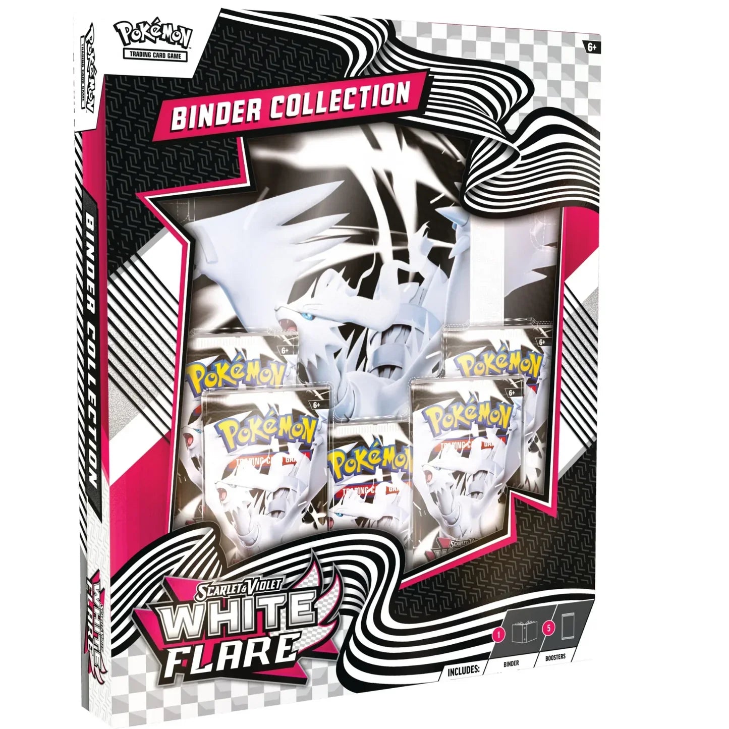 White Flare Binder Collection Inglés