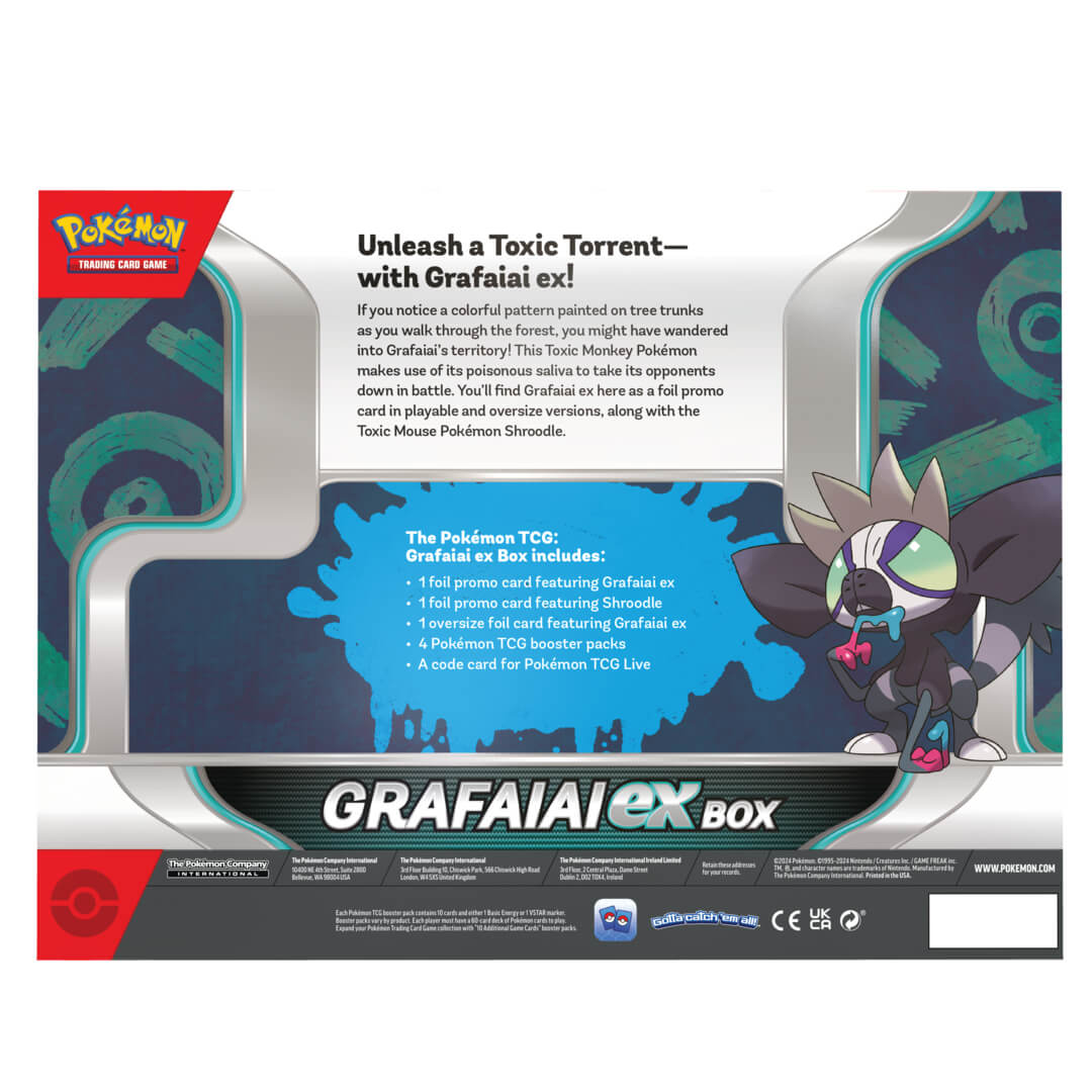 Set Pokemon Grafaiai ex Box ESPAÑOL