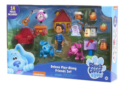 Las Pistas De Blue Figuras Set Deluxe 14 Clue & You Original