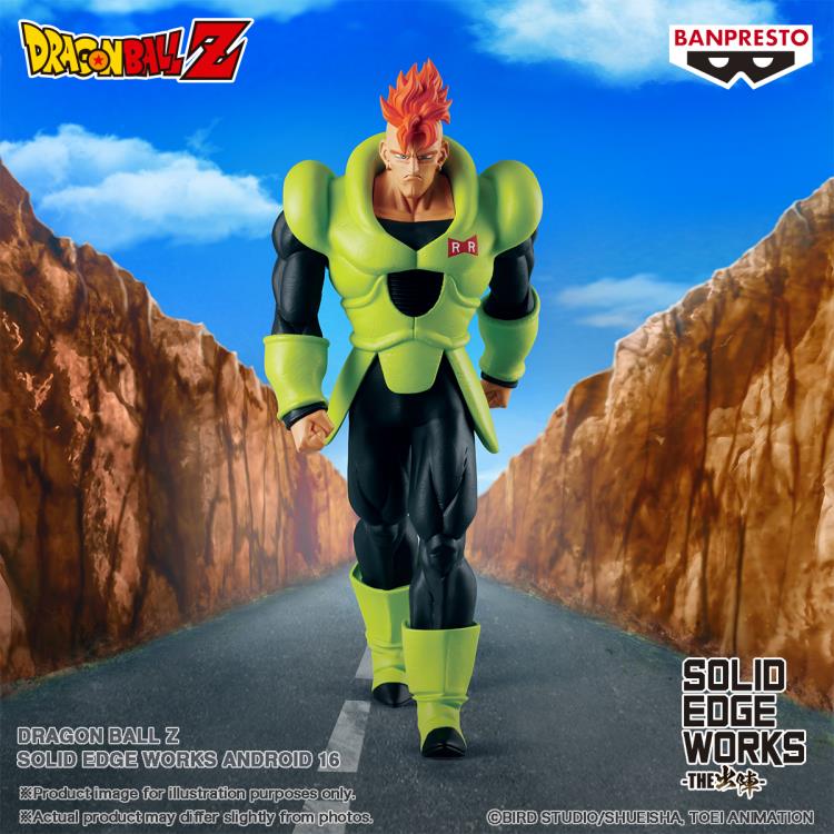 Figura Dragon Ball Z Solid Edge Works Androide 16