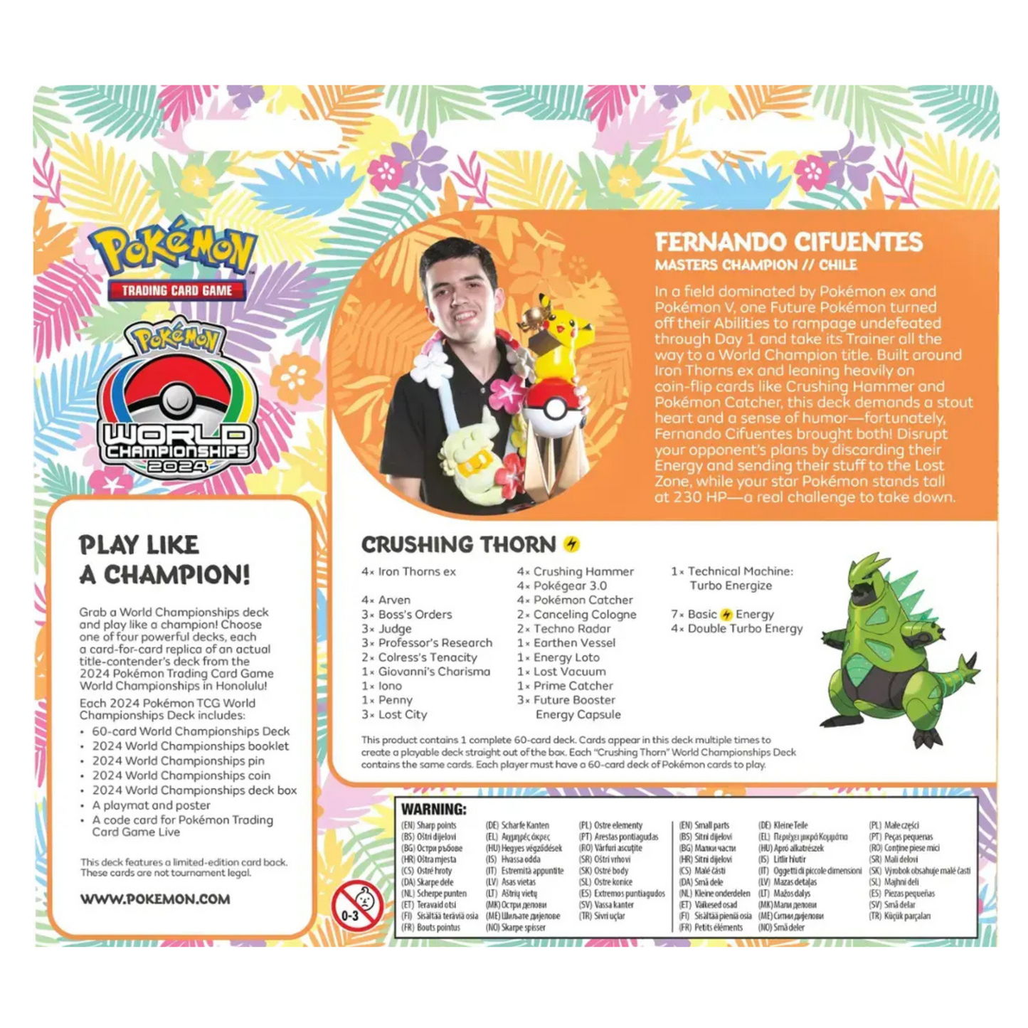 Mazo Pokemon World Championship Deck 2024