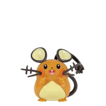Figuras de combate Pokemon Dedenne, Ninjask y Lycanroc