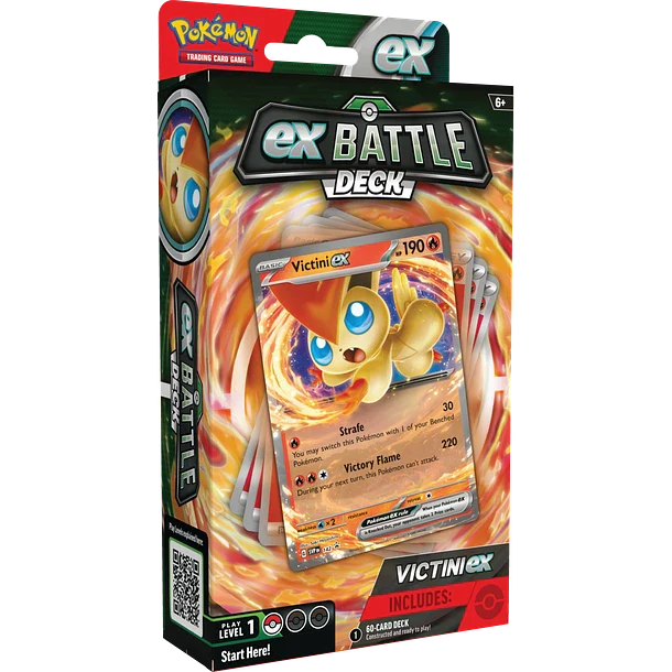Pokemon TCG Victini/Miraidon EX Battle Deck INGLÉS