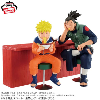 Figura Banpresto Naruto Uzumaki y Iruka Umino Ichiraku Ramen Conjunto combinado