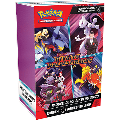 Paquete de Sobres de Refuerzo Pokemon Español
