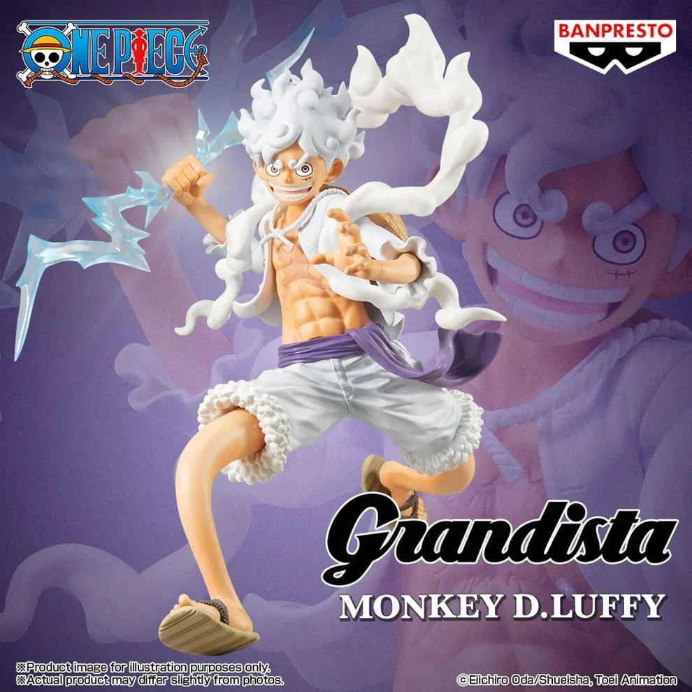 Figura Banpresto - One Piece / Monkey D Luffy Gear 5th (Grandista Special Edition)