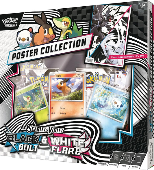 Black Bolt & White Flare Poster Collection Inglés