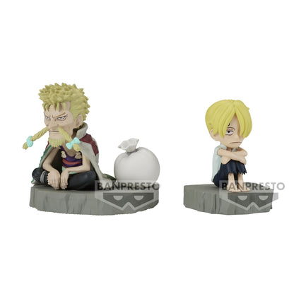 Figura ONE PIECE WCF LOG STORIES-Sanji y Zeff
