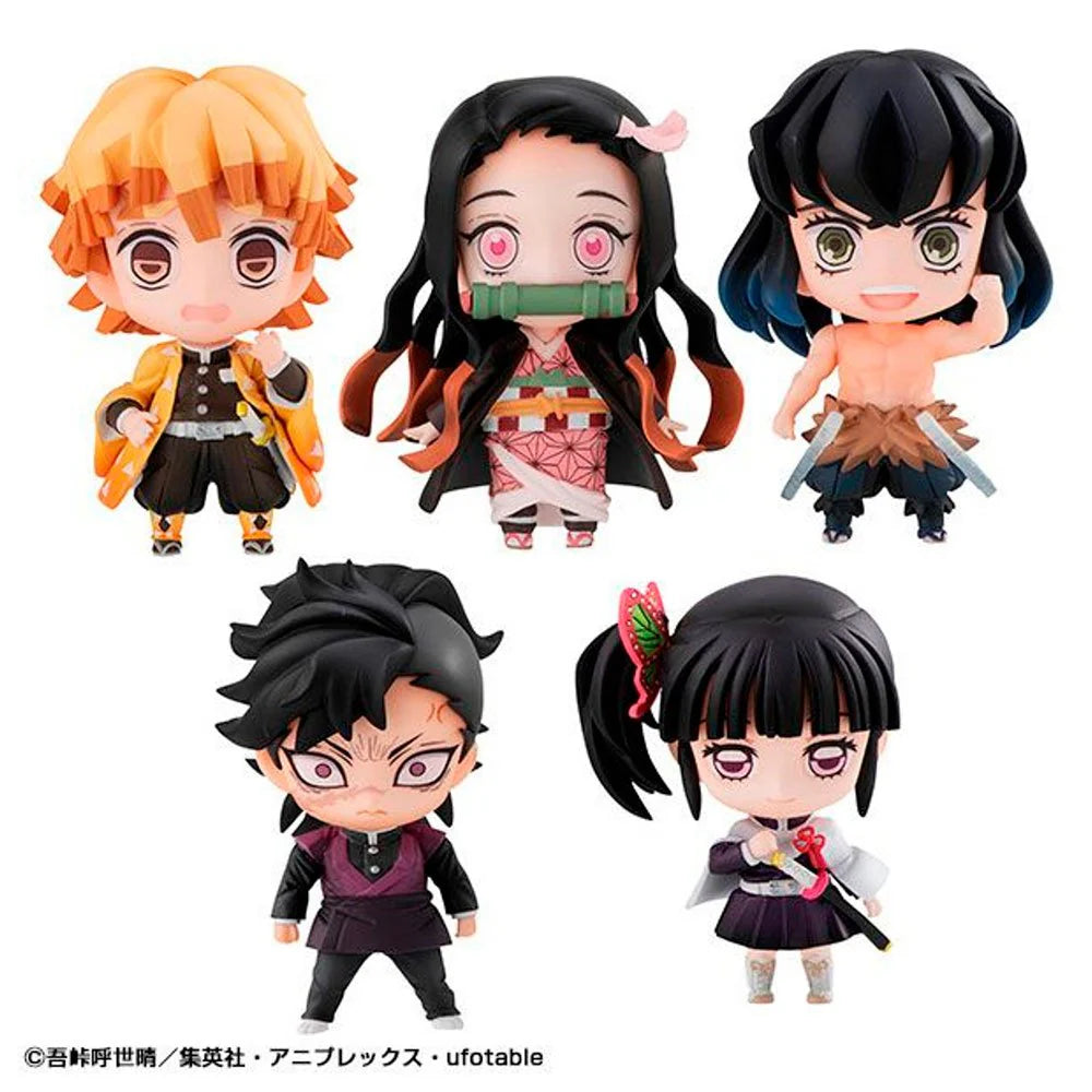 Figura Megahouse Tanjiro y Amigos Set de 5 personajes