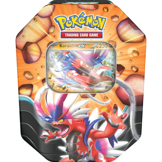 Lata Pokemon Slashing Legends Tin Español - Koraidon