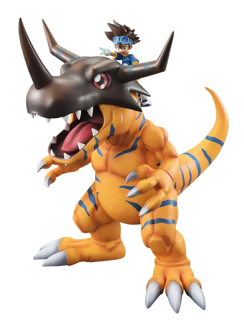 Figura Digimon Adventure Greymon & Taichi Yagami - Series MEGAHOUSE