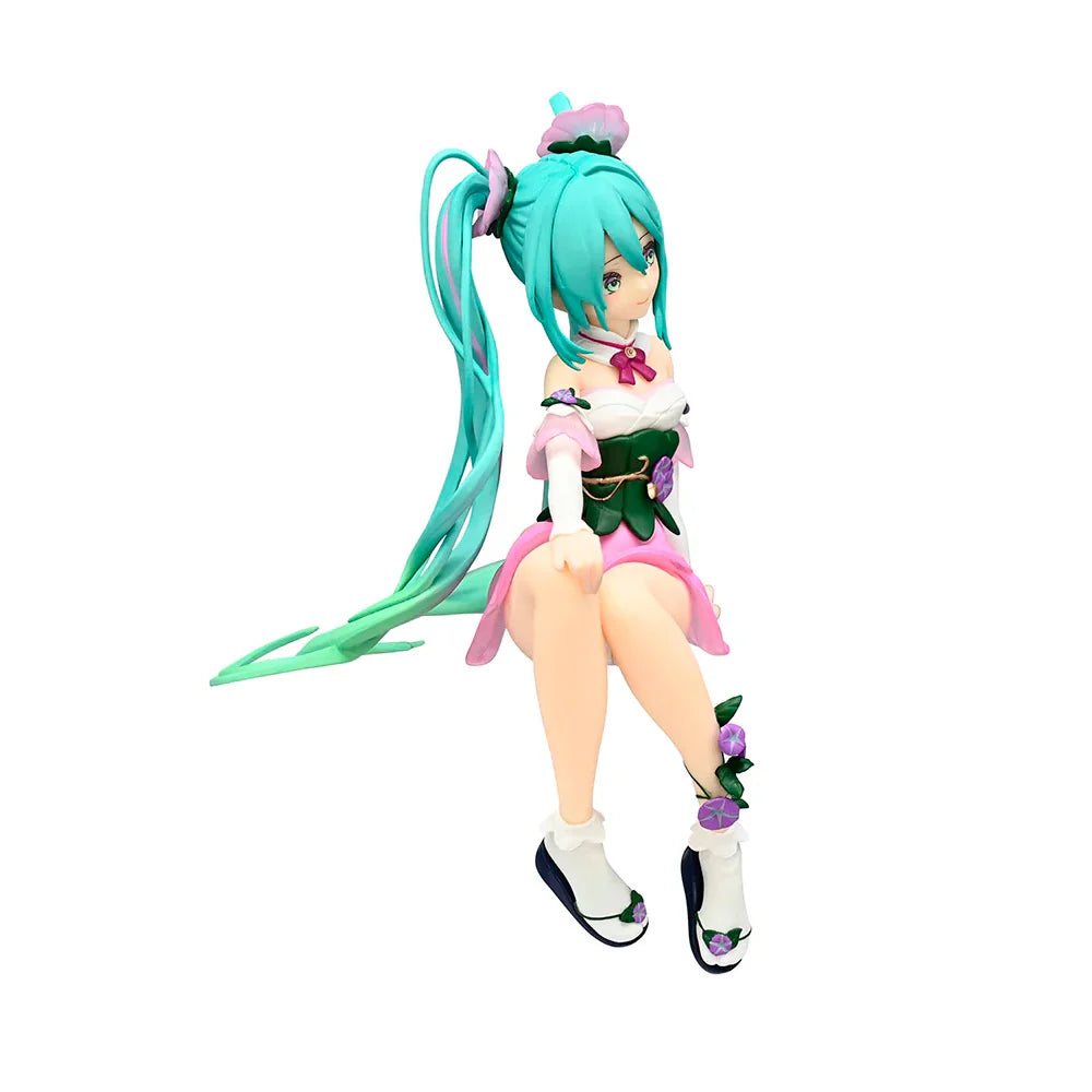 FIGURA NOODLE STOPPER HATSUNE MIKU FLOWER FAIRY MORNING GLORY PINK COLOR VER