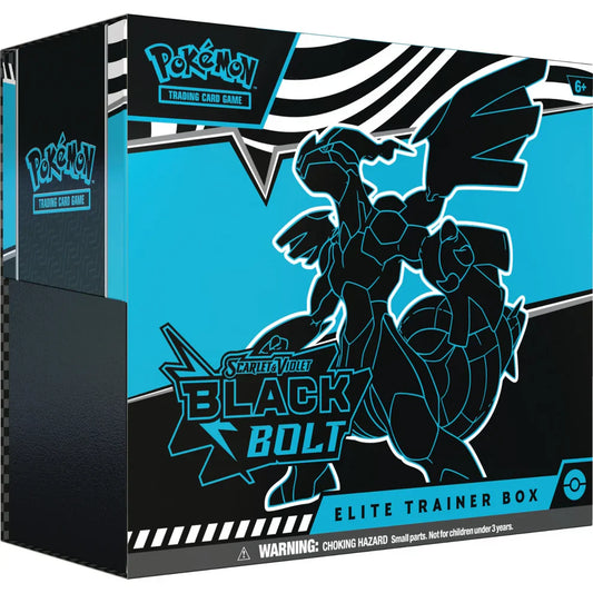 Black Bolt Elite Trainer Box Inglés Pokemon