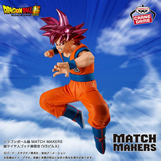 Figura Banpresto Dragon Ball Super - Goku ssj God - Match