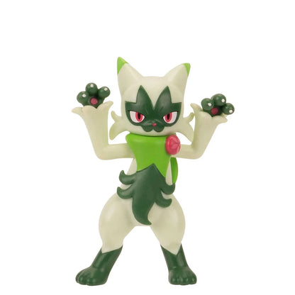 Set de figuras de Batalla Pokemon Pikachu, Litleo y Floragato