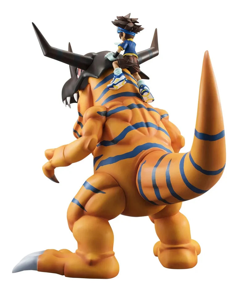 Figura Digimon Adventure Greymon & Taichi Yagami - Series MEGAHOUSE