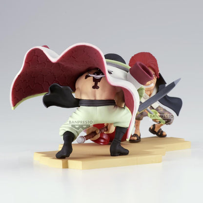 Figura Banpresto ONE PIECE - Edward Newgate VS Shanks WCF Log Stories