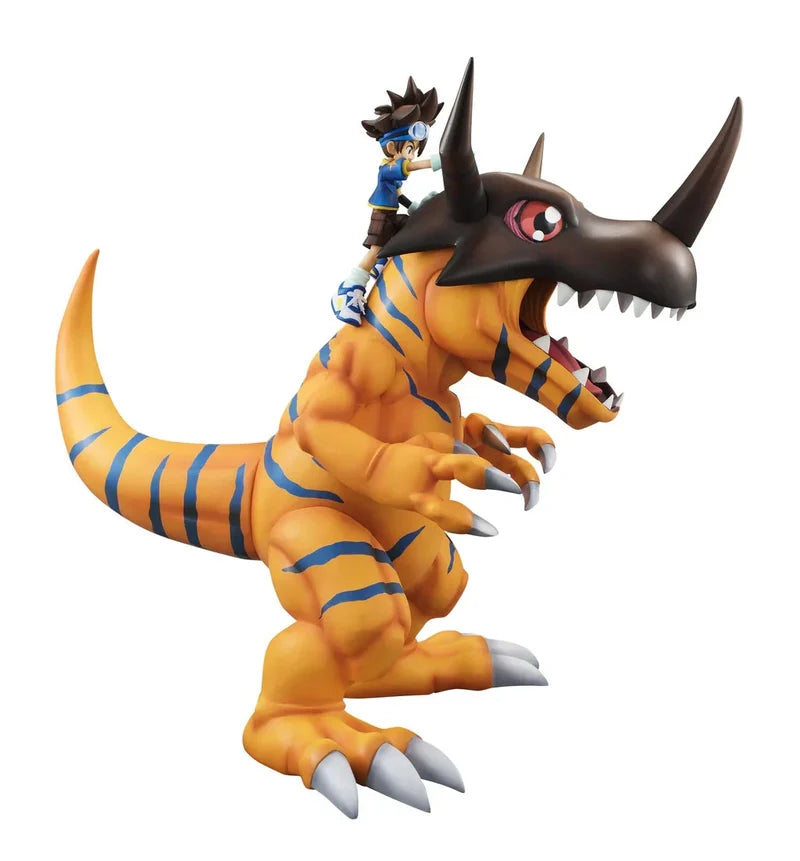 Figura Digimon Adventure Greymon & Taichi Yagami - Series MEGAHOUSE