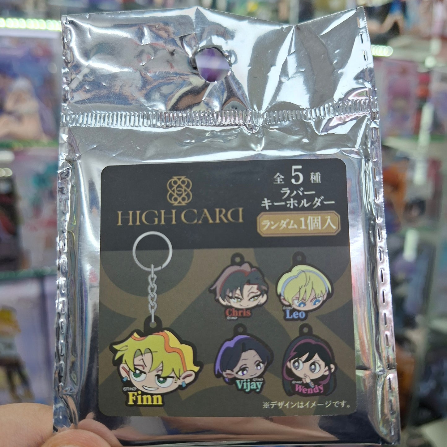 Gacha Japones Original - High Card ( Llavero)