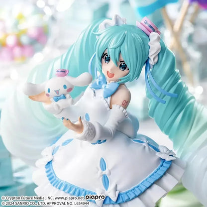 Figura Sega Hatsune Miku Cinnamoroll Luminasta White Dress