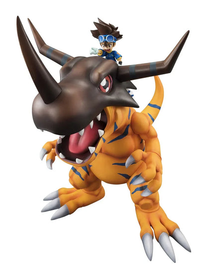 Figura Digimon Adventure Greymon & Taichi Yagami - Series MEGAHOUSE
