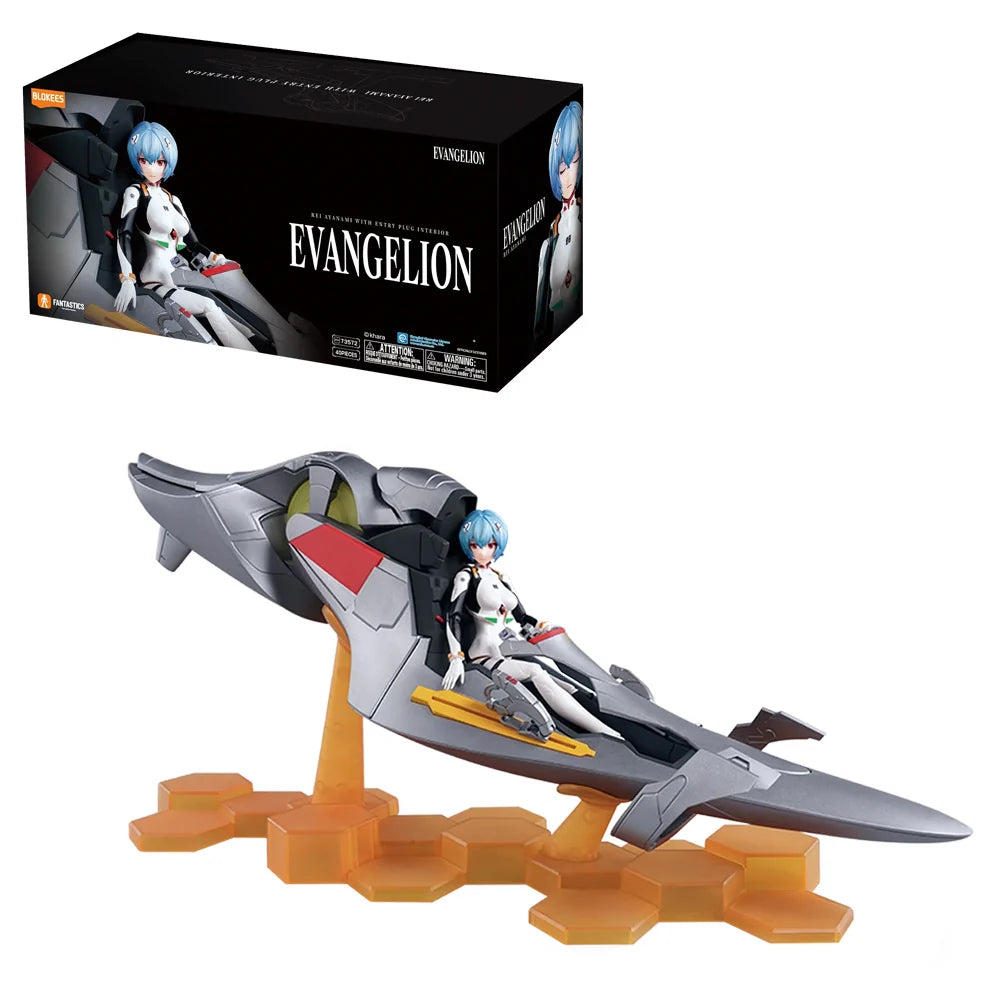 Figura Blokee - Evangelion  EVANGELION REI AYANAMI WITH ENTRY PLUG INTERIOR