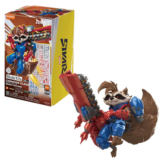 FIGURA BLOKEES - ROCKET RACCOON MARVEL RIVALS