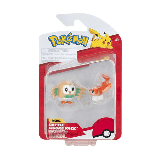 Figura Pokemon Jazware Rowlet Tatsugiri Forma Rizada
