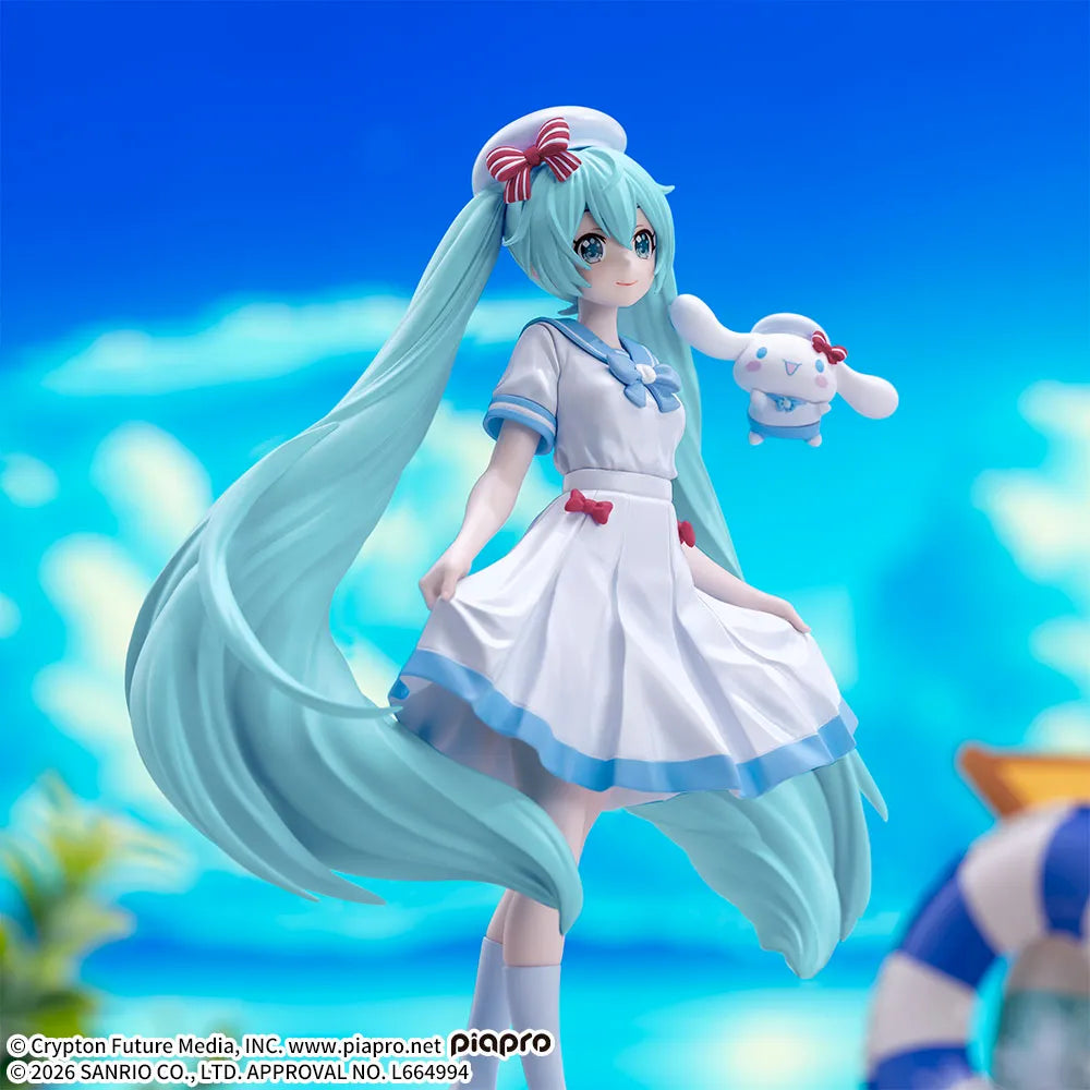 Figura Sega - Cinnamoroll - Piapro Characters - Hatsune Miku - Hatsune Miku x Cinnamoroll
