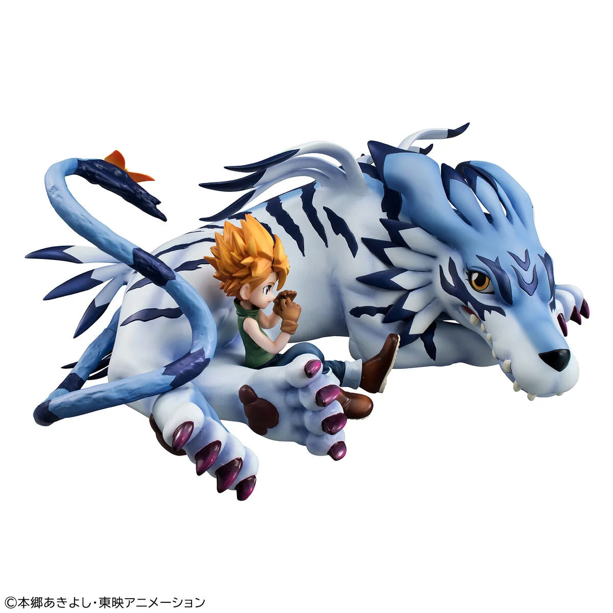 Figura Megahouse -Digimon  Adventure G.E.M.   Series - Garurumon & Yamato Ishida