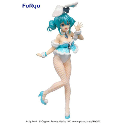 Figura FuRyu: BiCute Bunnies - Hatsune Miku White Rabbit Pearl Color Ver.