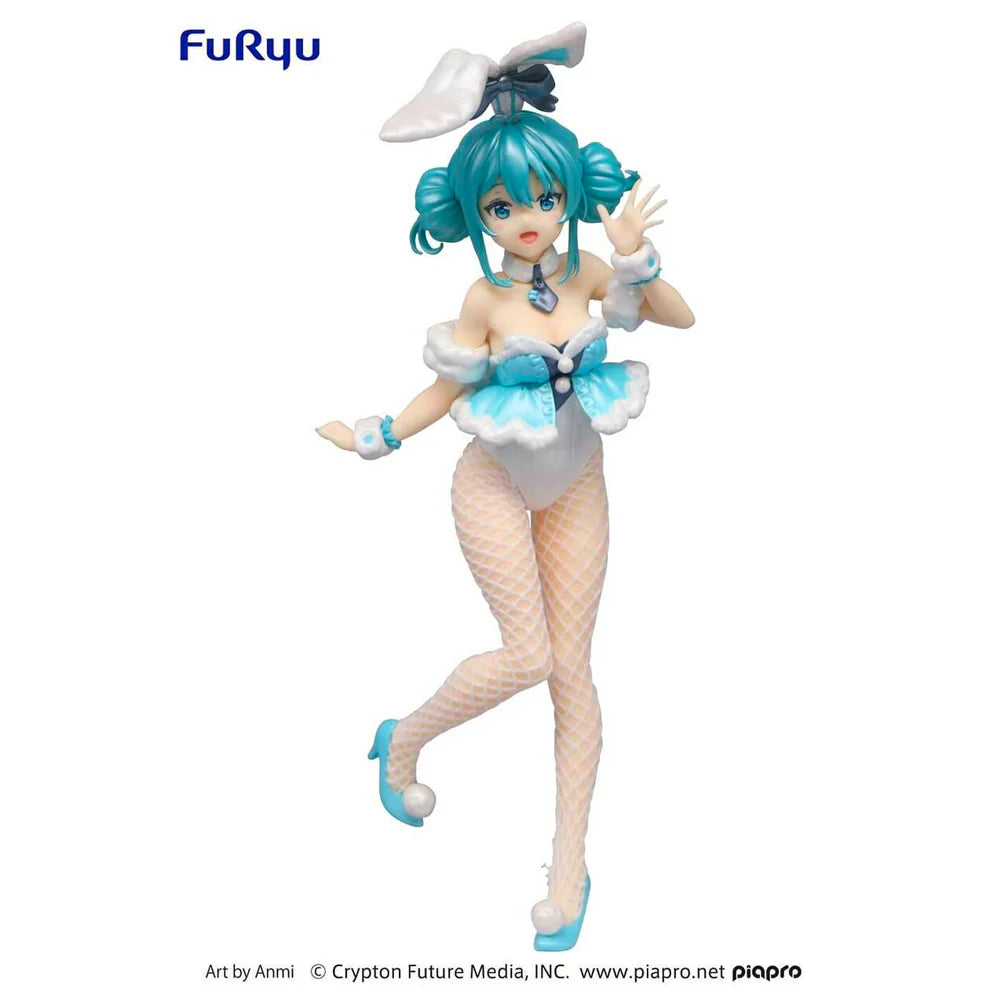 Figura FuRyu: BiCute Bunnies - Hatsune Miku White Rabbit Pearl Color Ver.