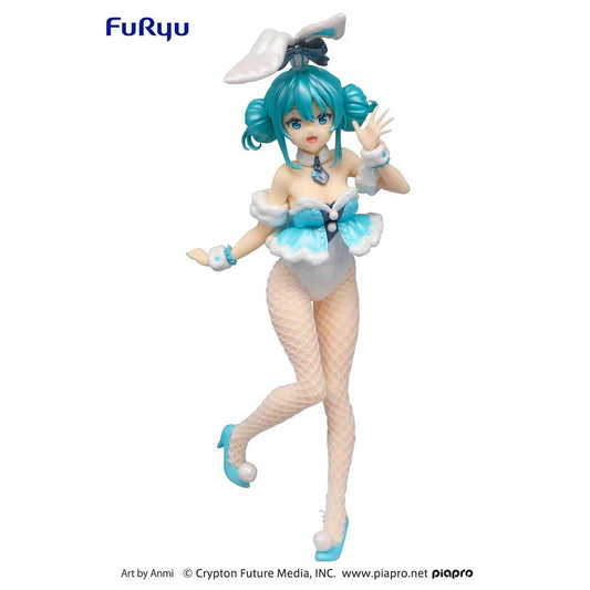 Figura FuRyu: BiCute Bunnies - Hatsune Miku White Rabbit Pearl Color Ver.